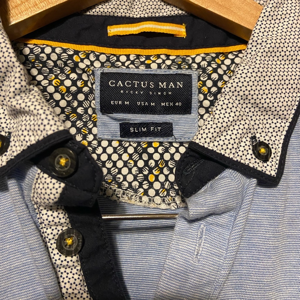 Cactus Man Short Sleeve Polo